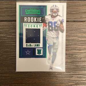 2020 panini contenders ceedee lamb JERSEY CARD